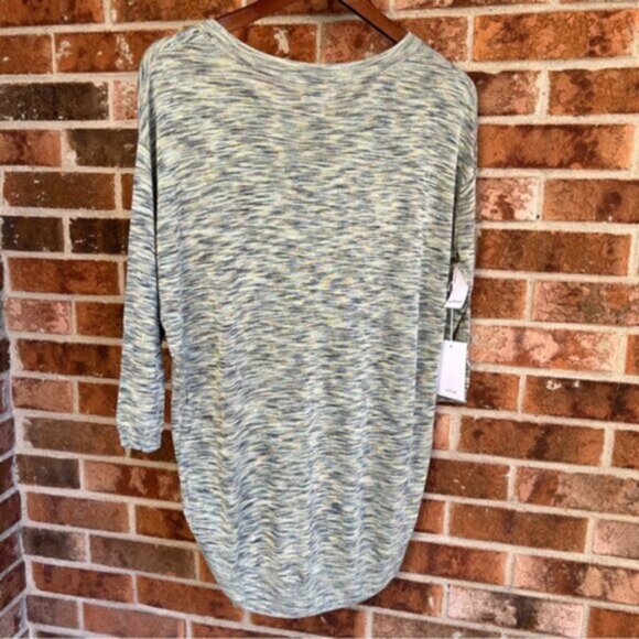 Aritzia  * NEW Wilfred Balzac  heathered sweater   linen-blend  Italian Yarn M - Picture 3 of 12